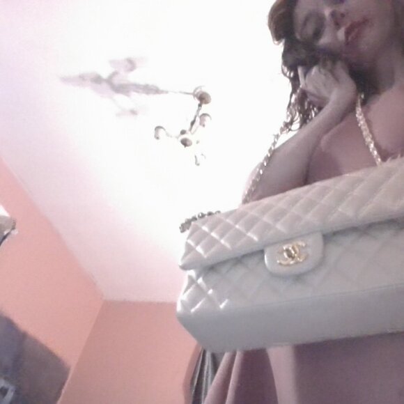 A CREAM CAVIAR LEATHER CLASSIC DOUBLE FLAP BAG CHANEL, 1997-99 - Picture 1 of 3